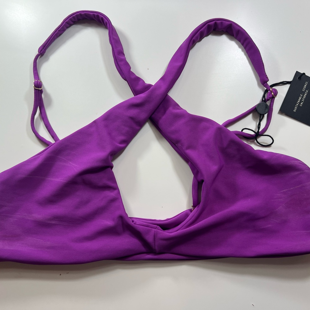 Skatie Purple Swim Top